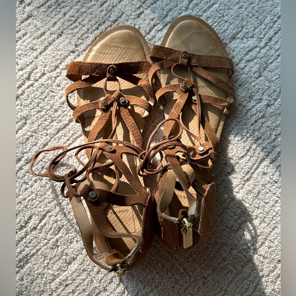 Dolce Vita Brown Women’s Sandals - size 12